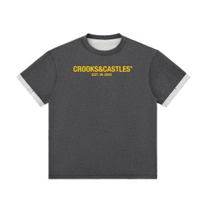 Crooks & Castles Medusa Contrast Cuff Tee