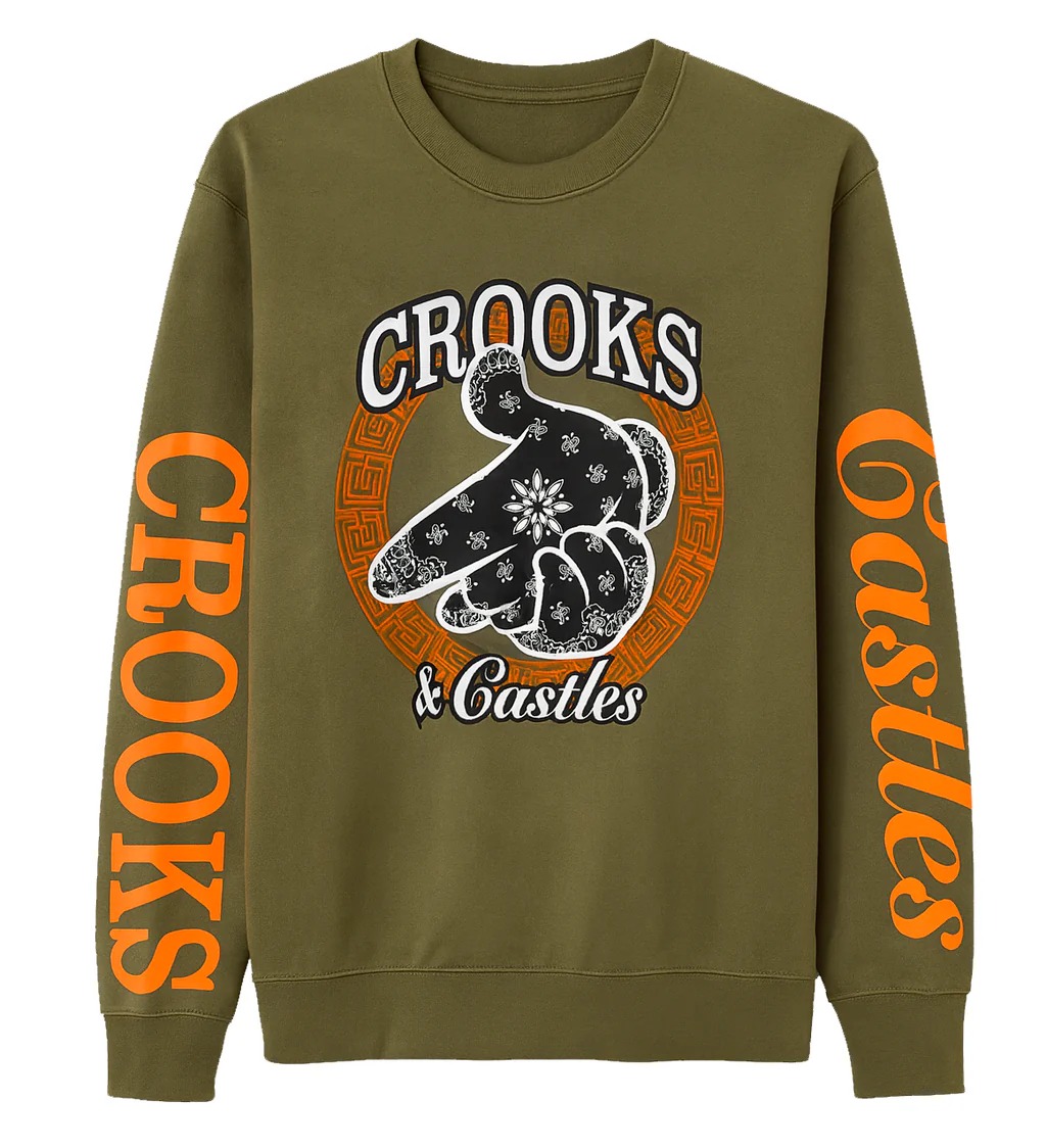 CROOKS & CASTLES GRAPHIC SWEATSHIRT CROOKS & CASTLES GRAPHIC SWEATSHIRT