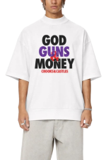 Crooks And Castles God Guns Money Tee