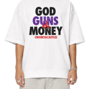 Crooks And Castles God Guns Money Tee