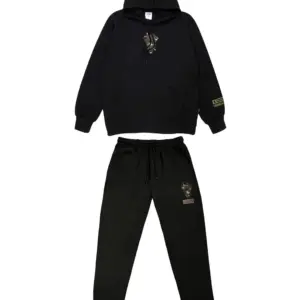Crooks & Castles Minimal Logo Tracksuit Black