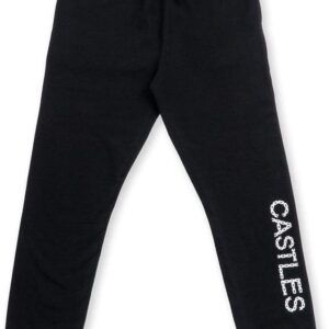Crooks & Castles Castles Leg Print Sweatpants Black