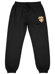 Crooks & Castles Gold Medusa Sweatpants Black