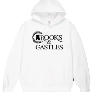 Crooks & Castles Arch Logo Hoodie White
